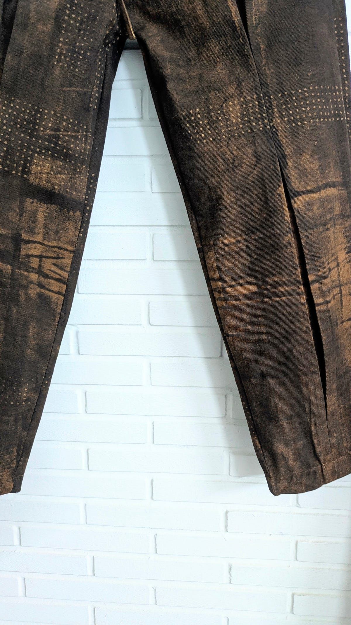 Rusted Denim Pants - image 2
