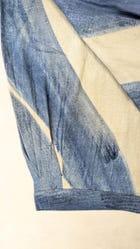 Hand Painted Indigo Pants view 3