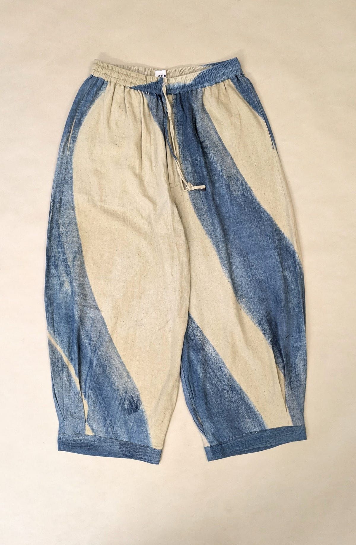 Hand Painted Indigo Pants - image 4