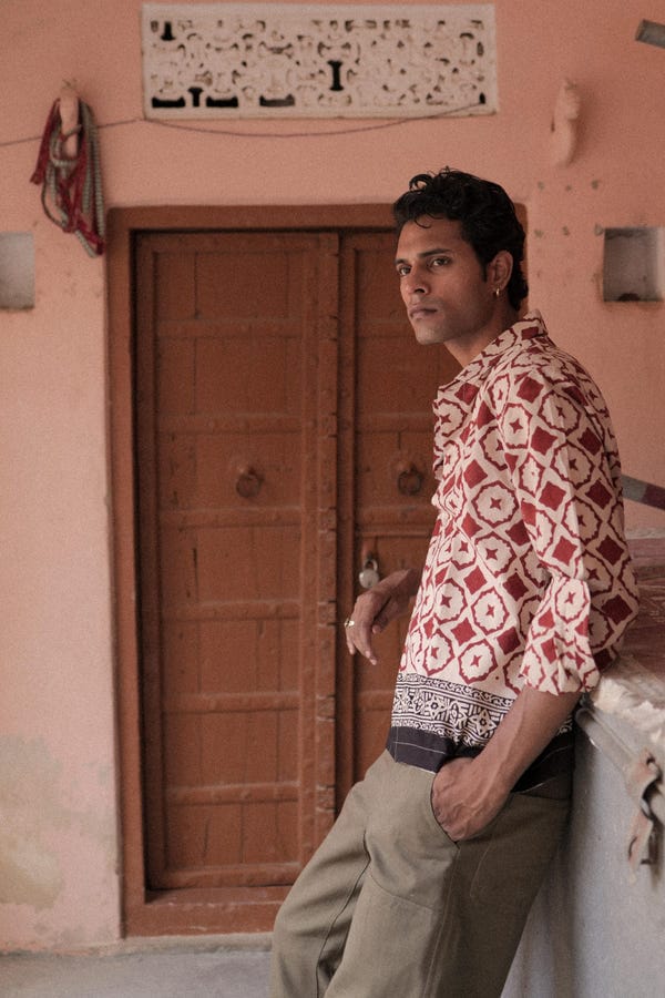 Aakartaro — Begar Hand-Blocked Summer Shirt