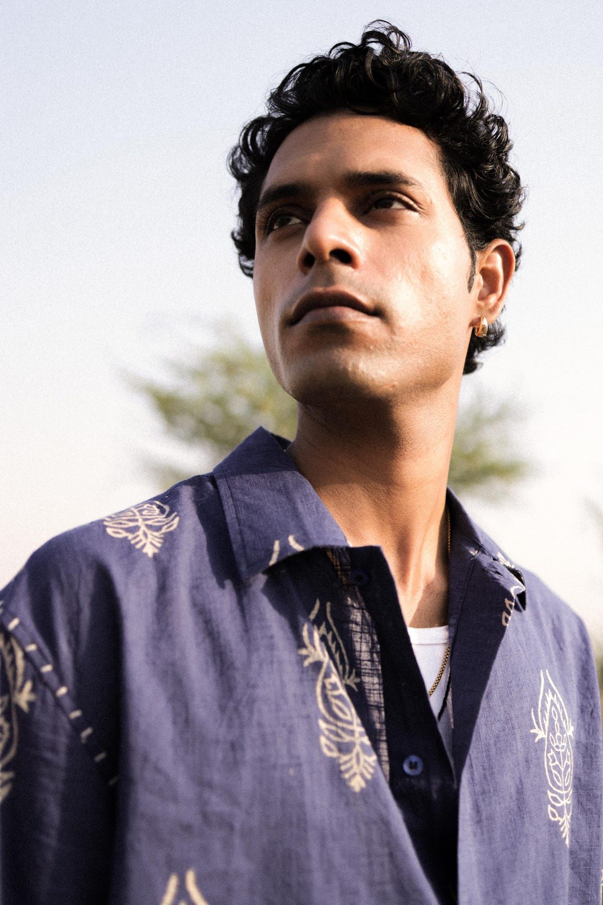 Blue Hand-Blocked Jaipur Shirt - image 2