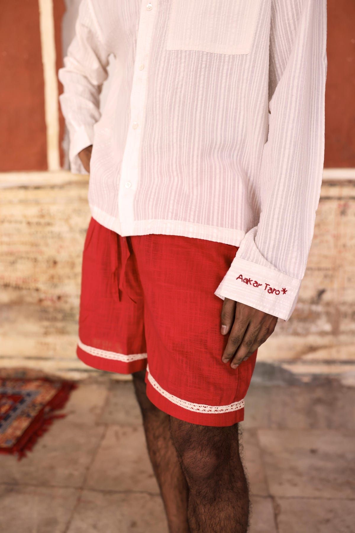 Off White Dobby Shirt - image 2