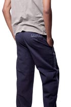 Blue Embroidered Pants view 5