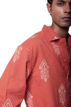 Rust Pink Jaipur Shirt view 6