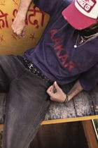 'AAKAR TARO’ Faded Blue Teeshirt view 3