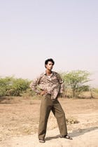 Bagru Hand-Blocked Jaal Summer Shirt view 2