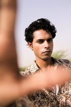 Bagru Hand-Blocked Jaal Summer Shirt view 4