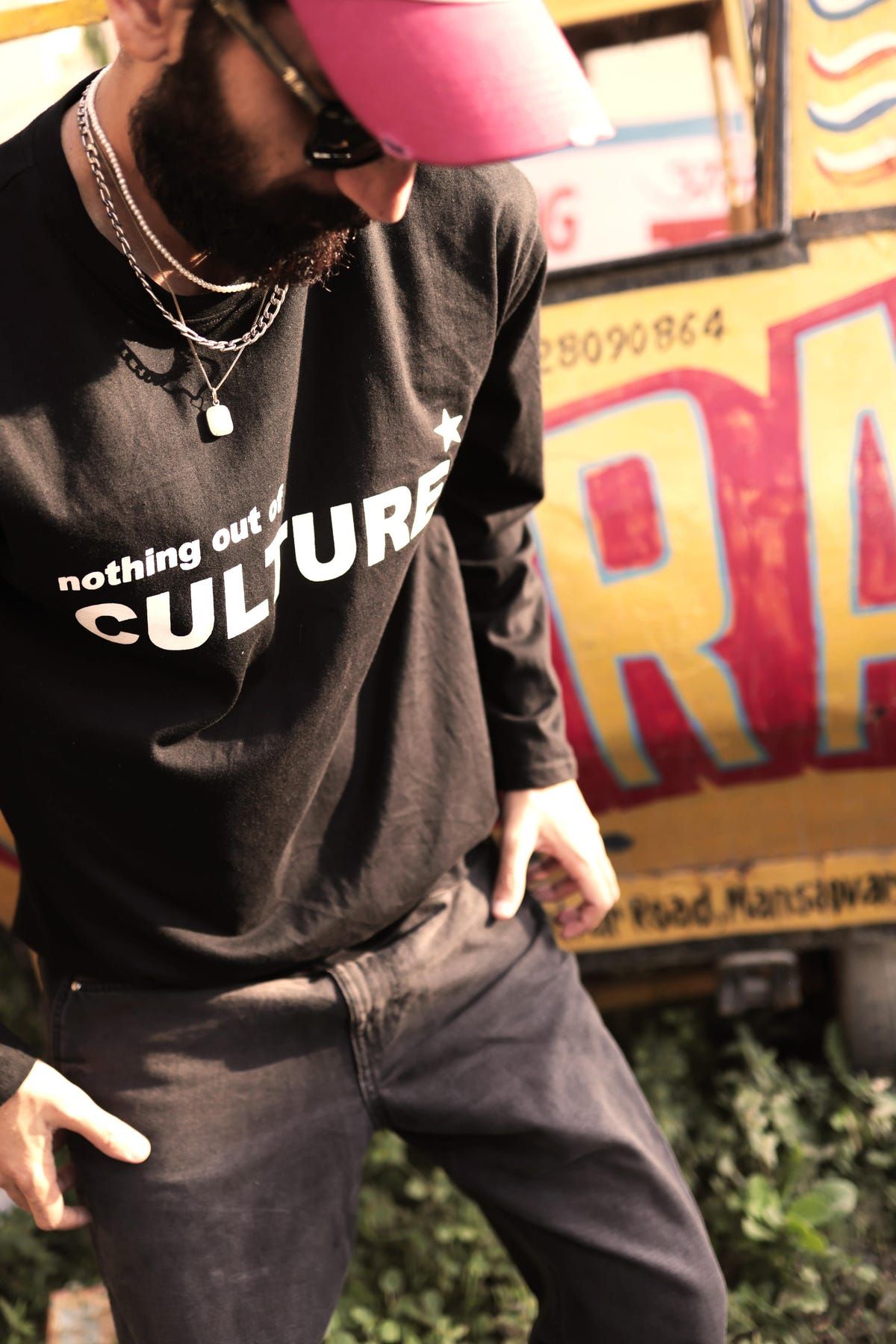 "CULTURE" Black Full Sleeve Teeshirt - image 1