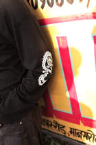 "CULTURE" Black Full Sleeve Teeshirt view 3