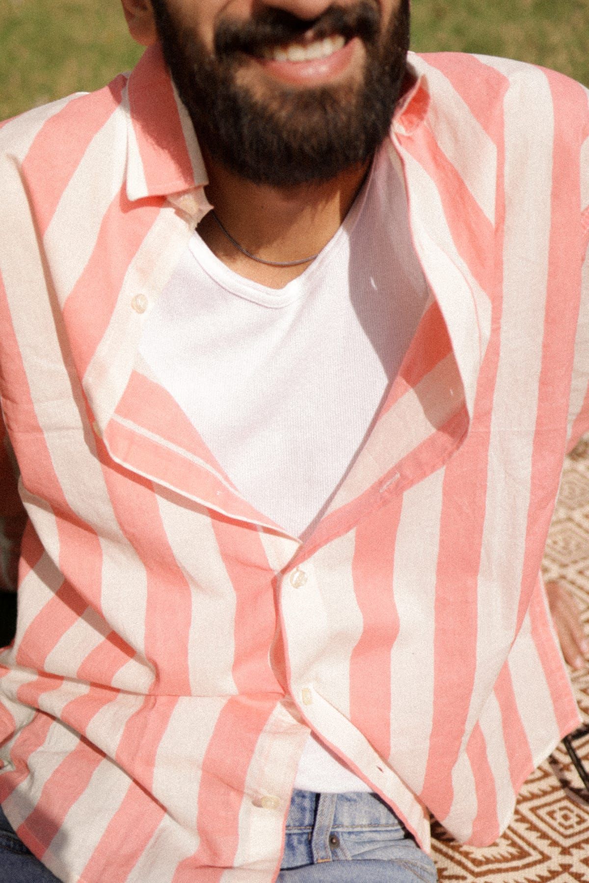 Pink Stripe Summer Shirt - image 2