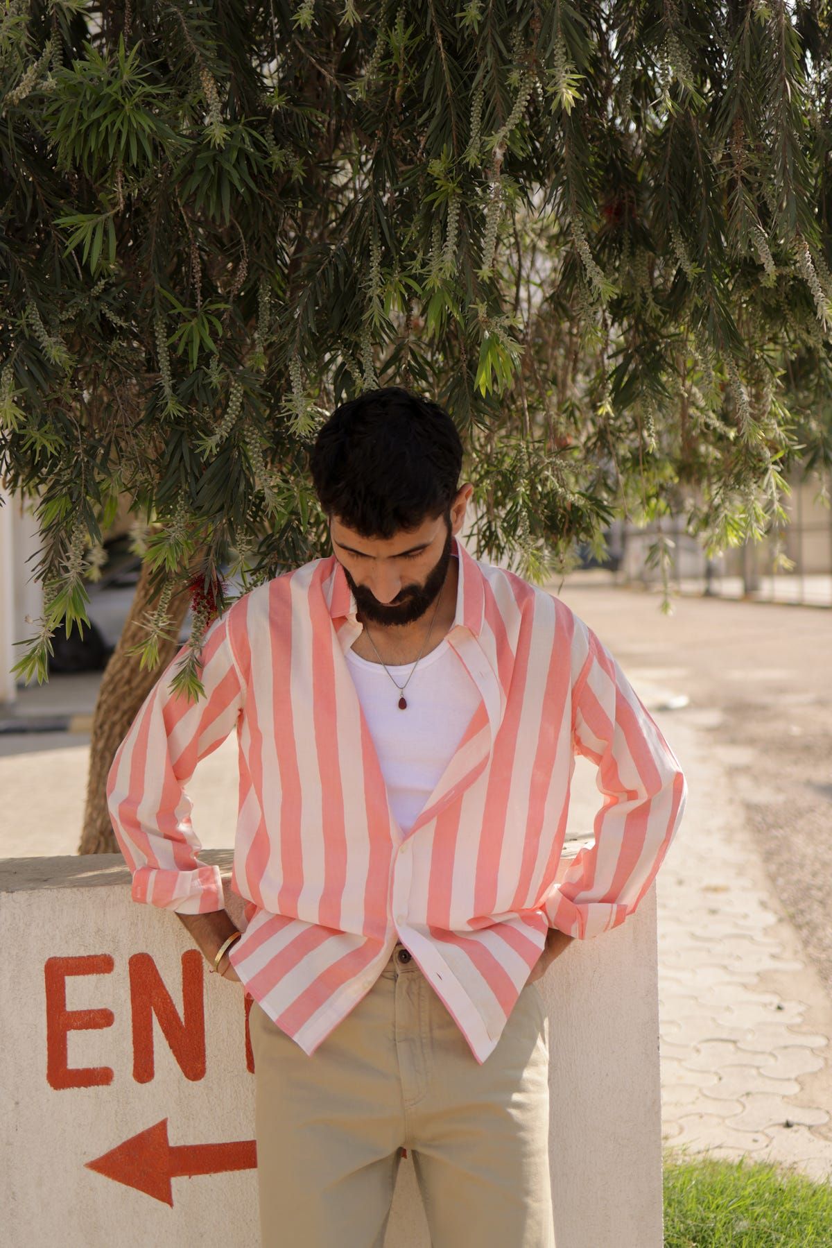 Pink Stripe Summer Shirt - image 5