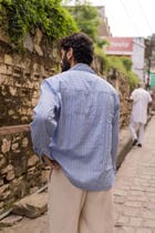 Soft Blue Dobby Resort Shirt view 2