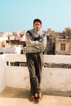 Bagru Panel Handcrafted Track Jacket view 3