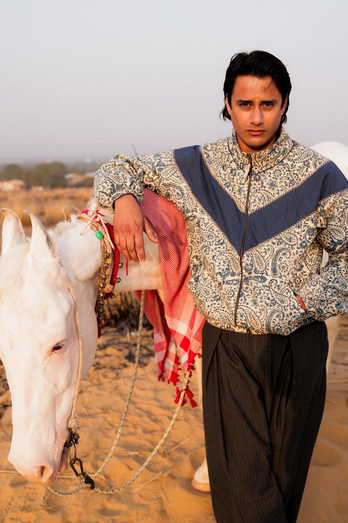 Bagru Panel Handcrafted Track Jacket - image 6
