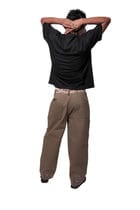 Olive Embroidered Pants view 6