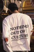 "CULTURE" White Full Sleeve Teeshirt view 1
