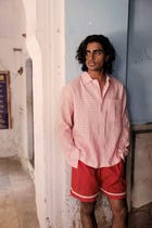 Summer Pink Dobby Shirt view 2