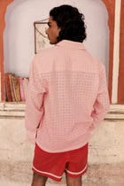 Summer Pink Dobby Shirt view 4