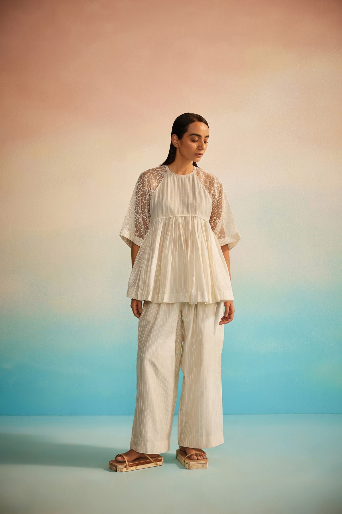 Ami Jaal Raglan Top Set - image 5