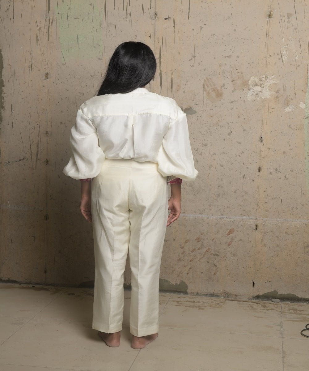 Happy Overlap Pleated Pants - image 3