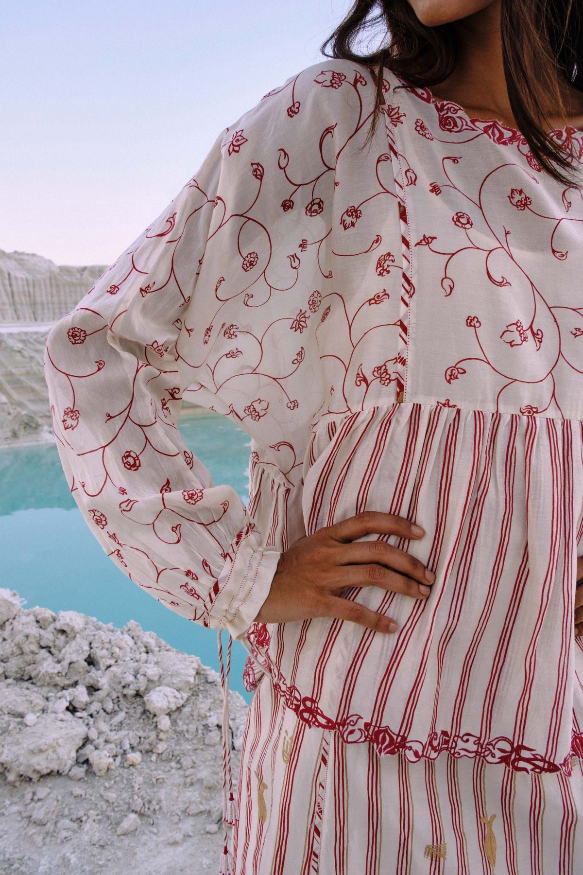 Hintha Gathered Dress - image 6