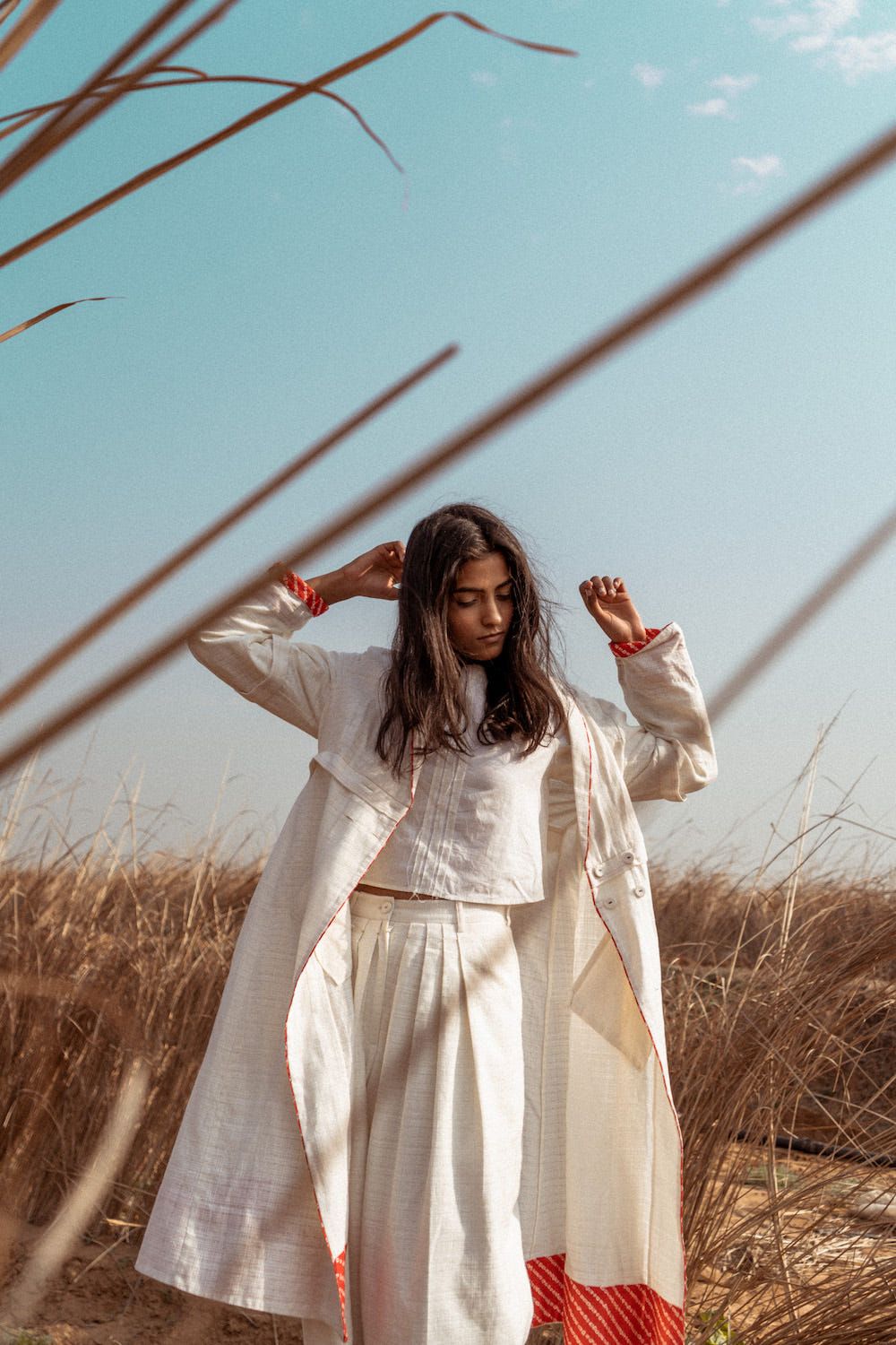 Overlap Textured Jacket - image 1