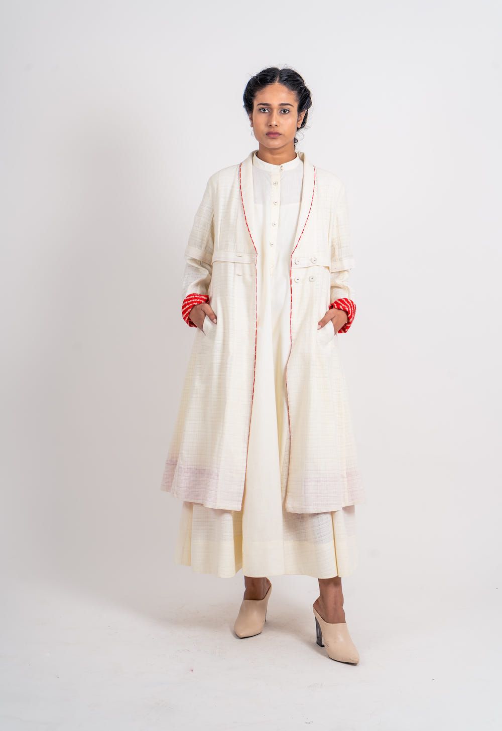 Overlap Textured Jacket - image 3