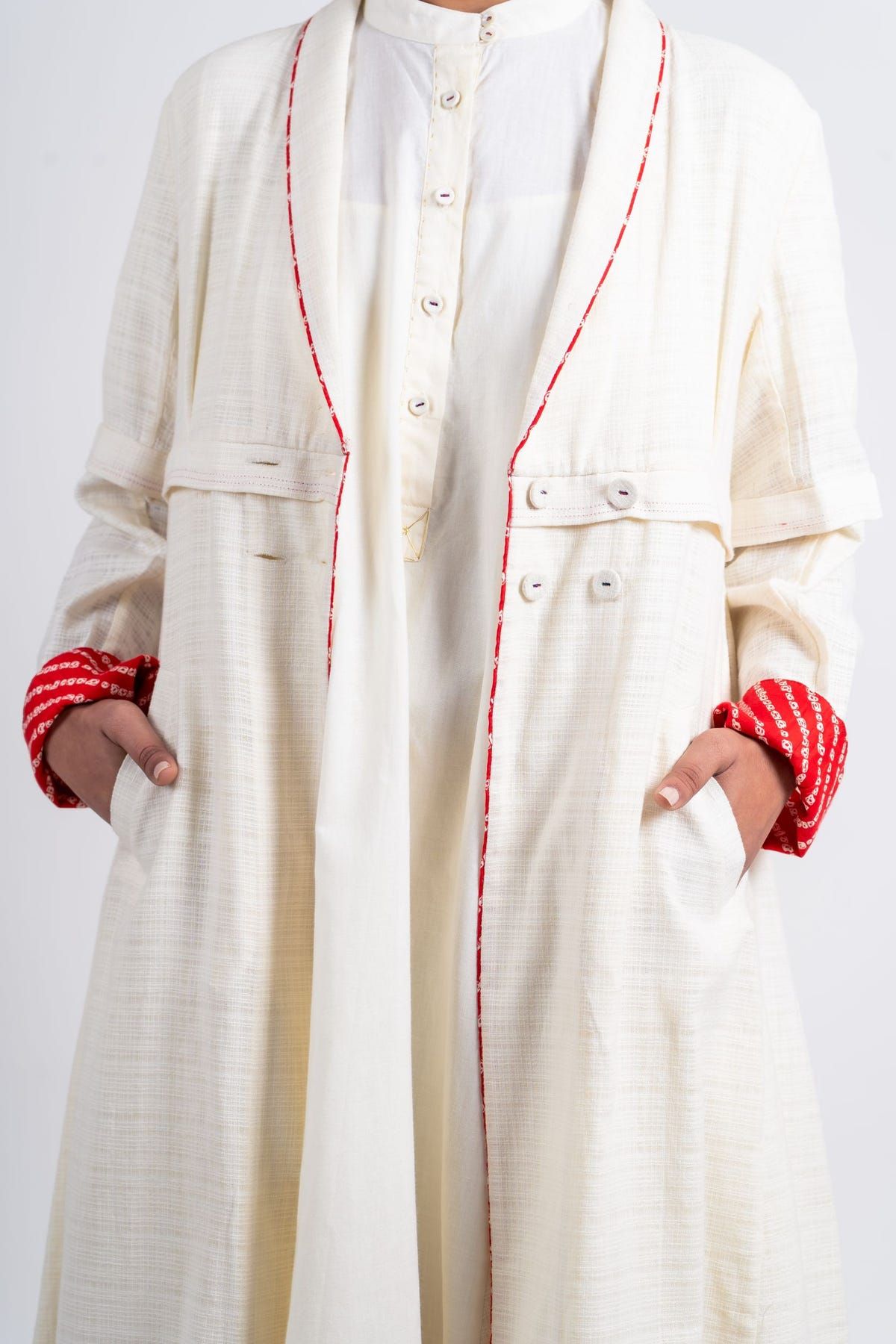 Overlap Textured Jacket - image 4