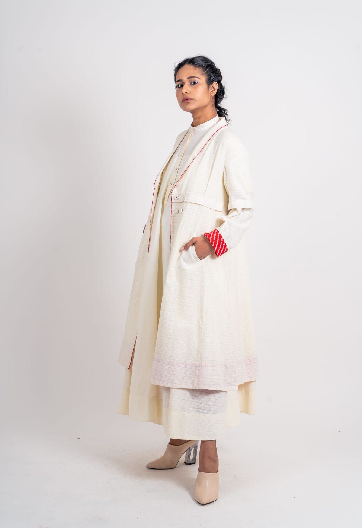 Overlap Textured Jacket - image 7