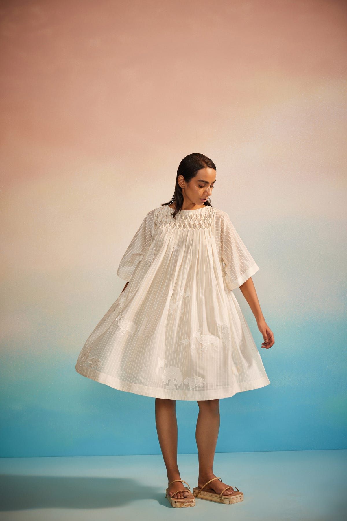 Musubi Smocking Dress - image 1