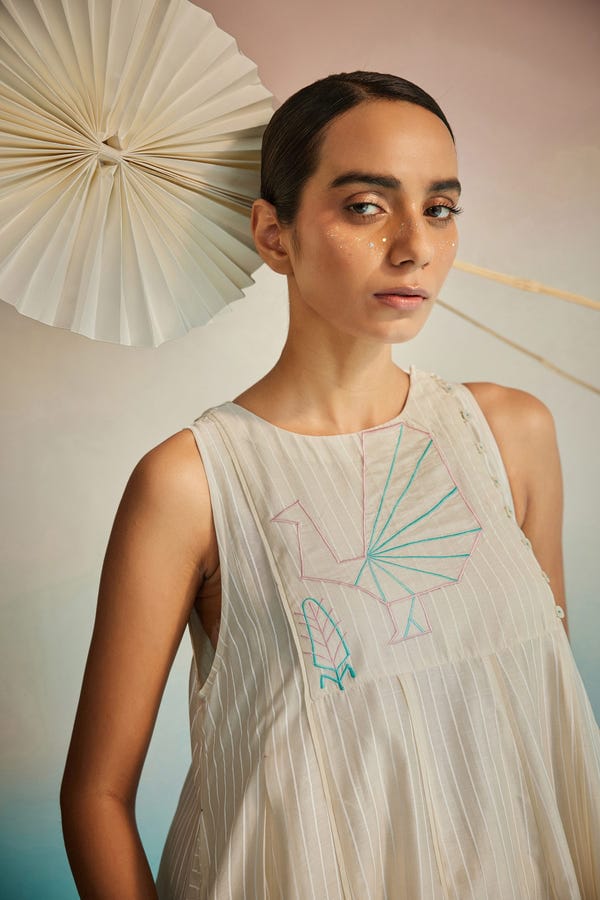 Ahmev — Utsuroi Halter Dress