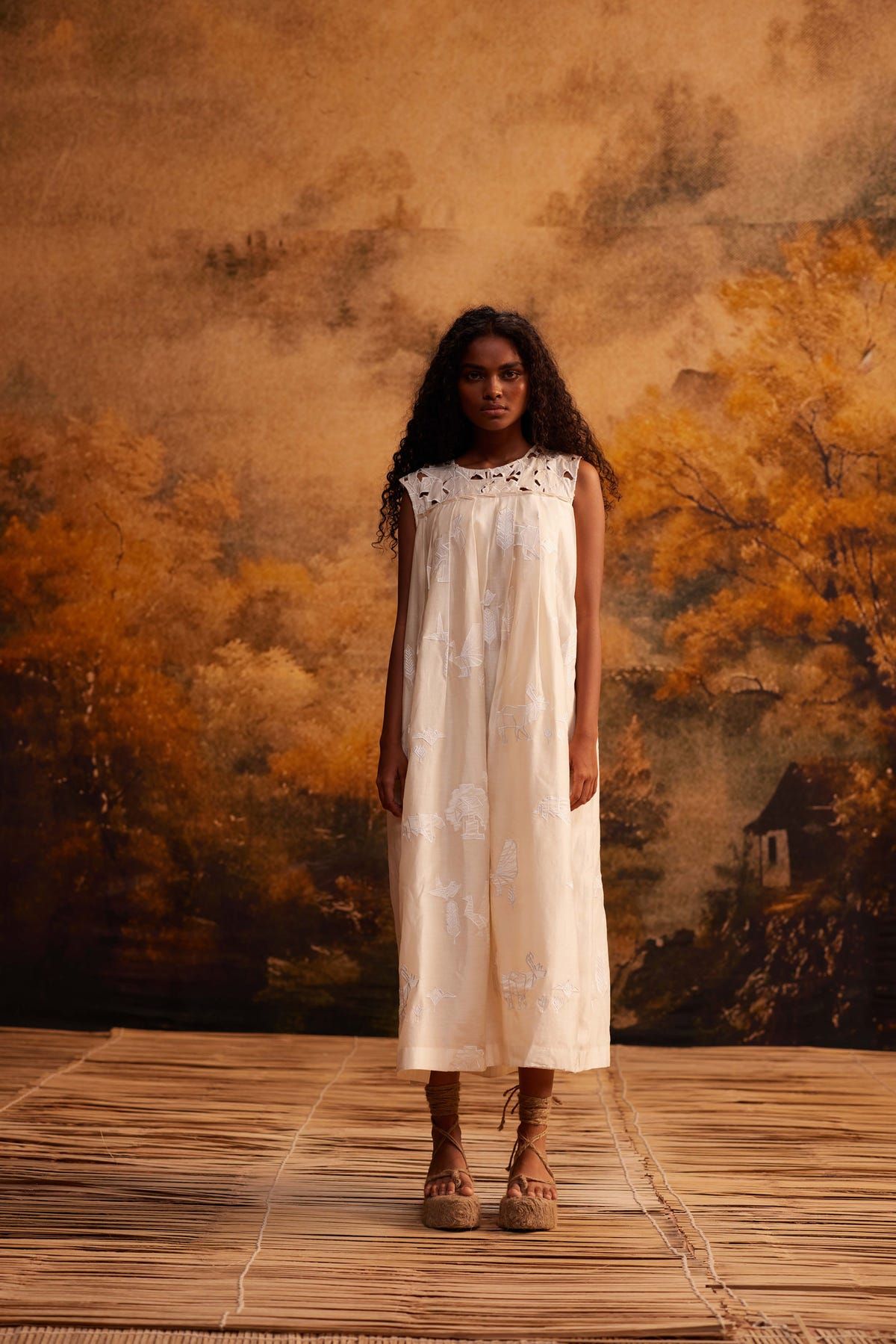 Kujaku Knife Pleat Dress - image 4