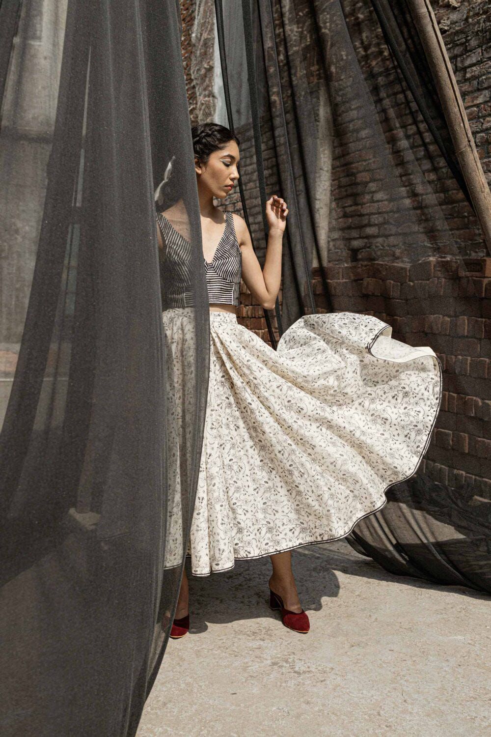 Alyssa Circular Skirt - image 1