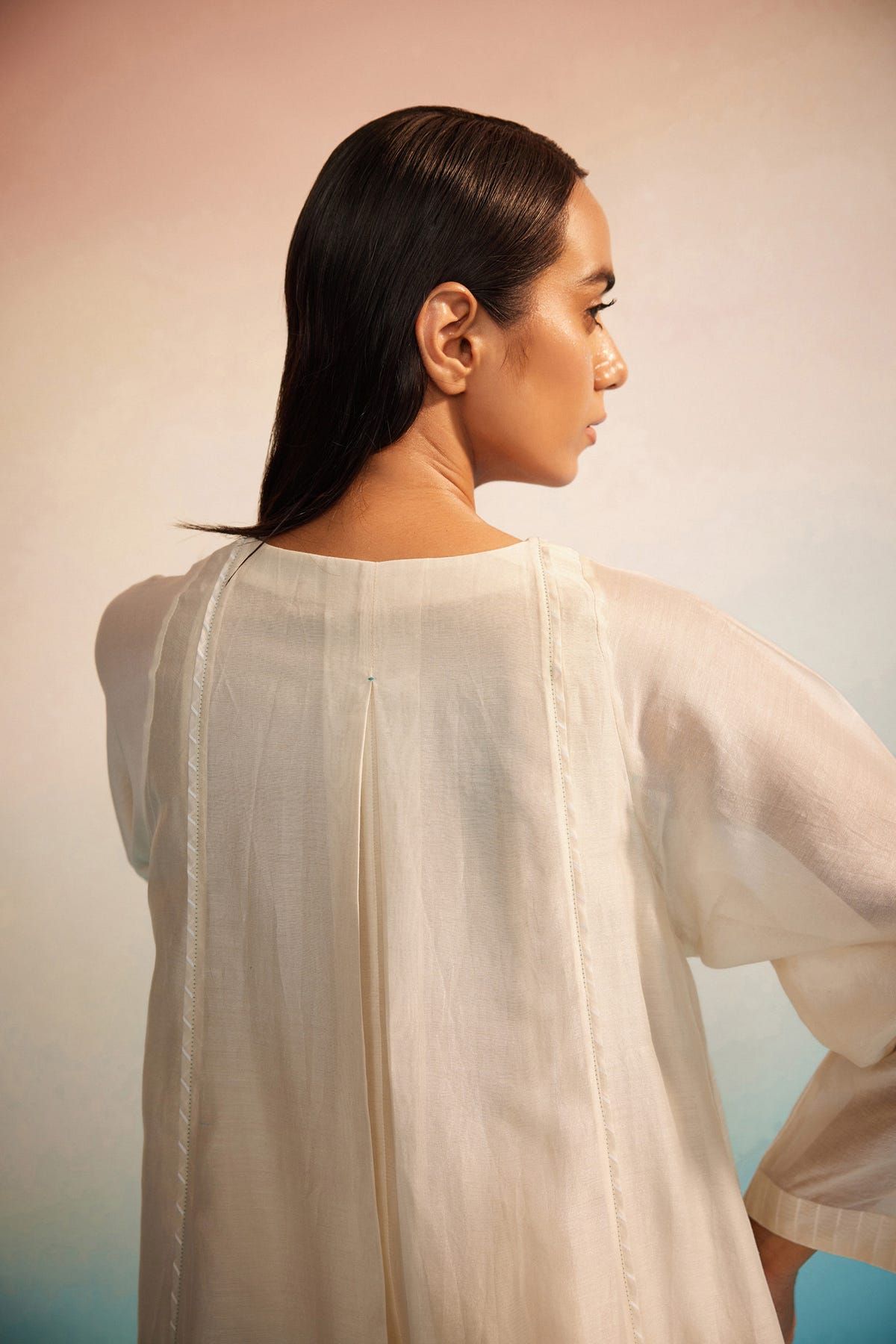 Midori Panelled Kurta Set - image 3