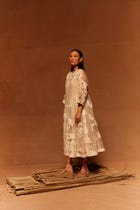 Yamada Patchwork Dress + Slip view 2