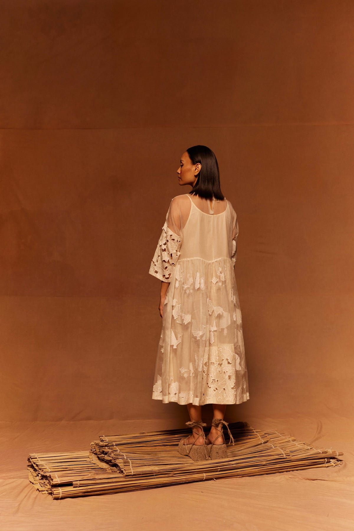 Yamada Patchwork Dress + Slip - image 3