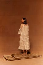 Yamada Patchwork Dress + Slip view 3