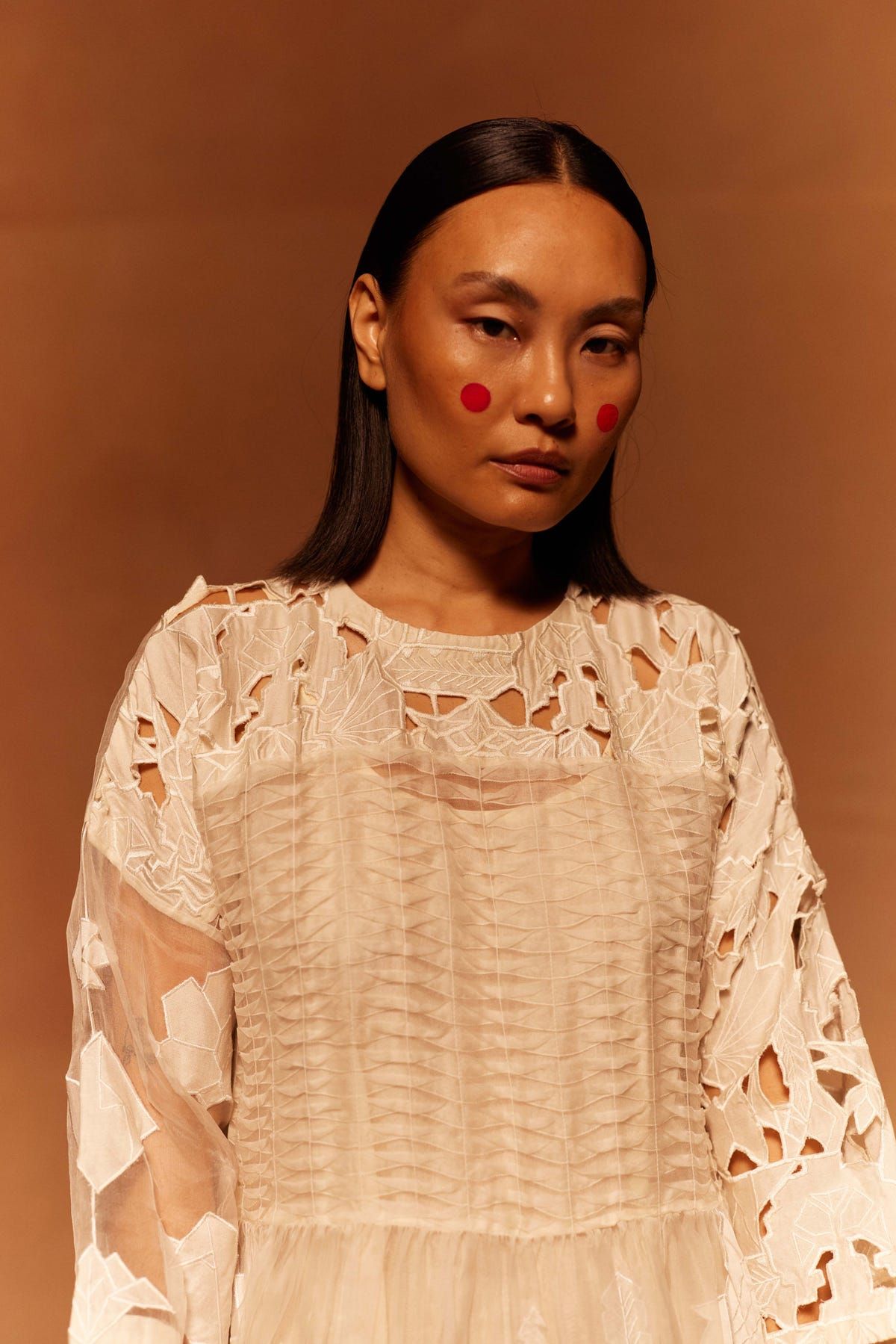 Yamada Patchwork Dress + Slip - image 4