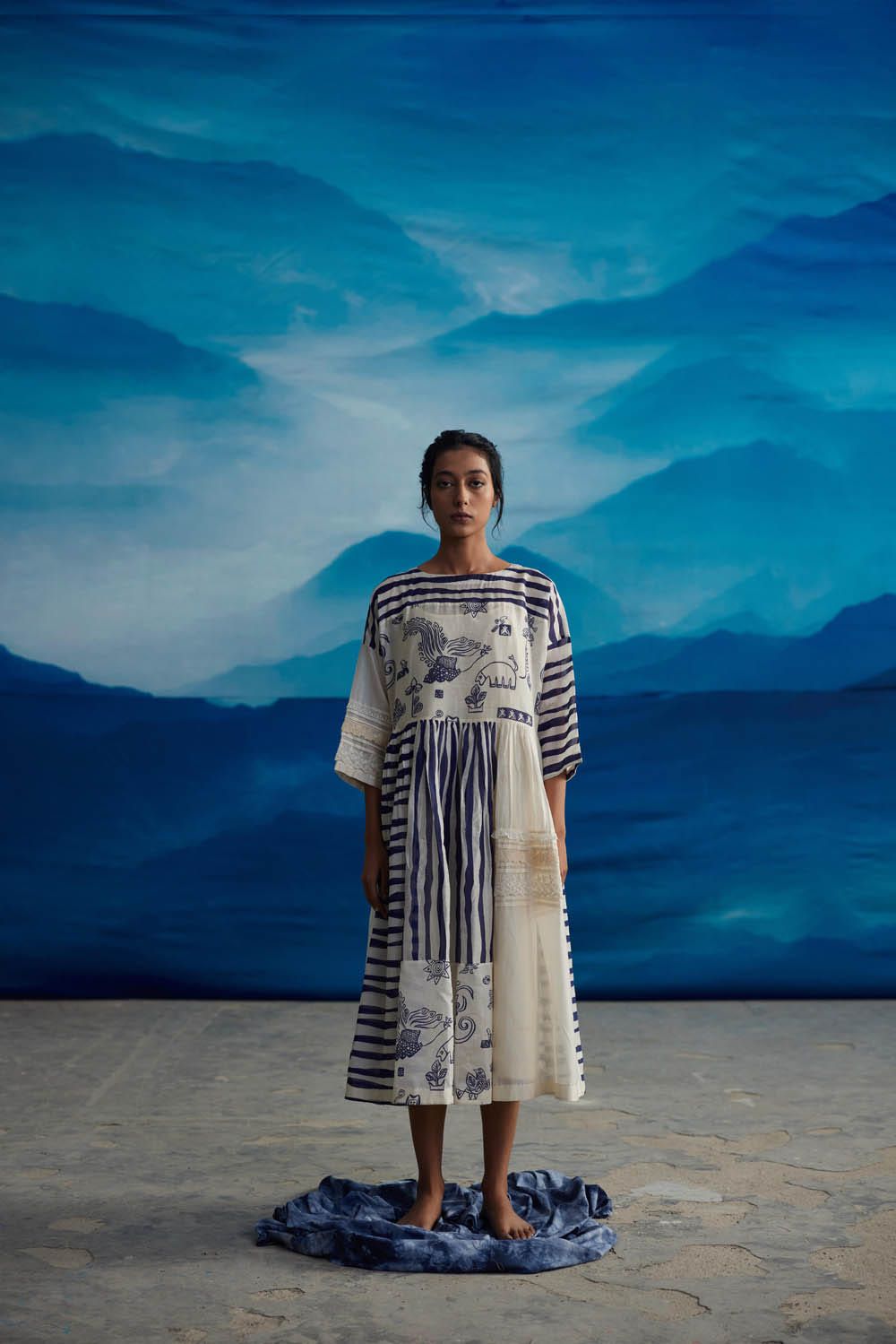 Delphine Patchwork Dress - image 5