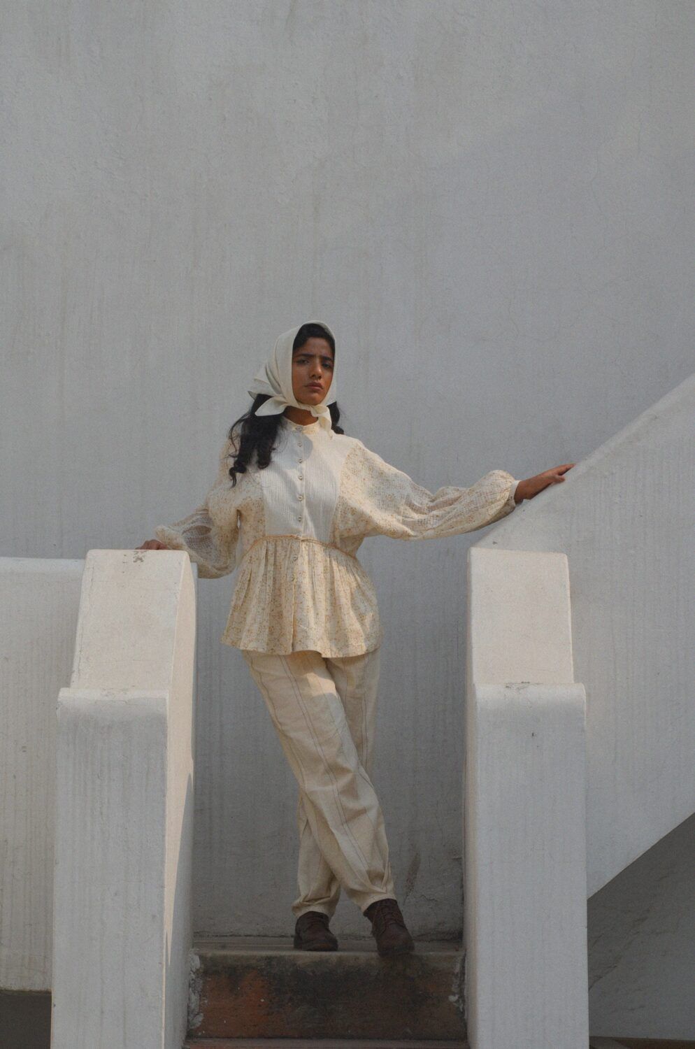 Box Pleat Sleeve Shirt - image 3