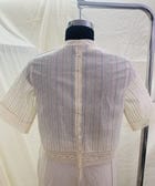  Rainbow Stripes Back Buttoned Top view 3