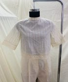  Rainbow Stripes Back Buttoned Top view 5