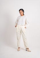 Shoulder Buttoned Top view 3