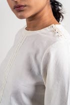 Shoulder Buttoned Top view 5