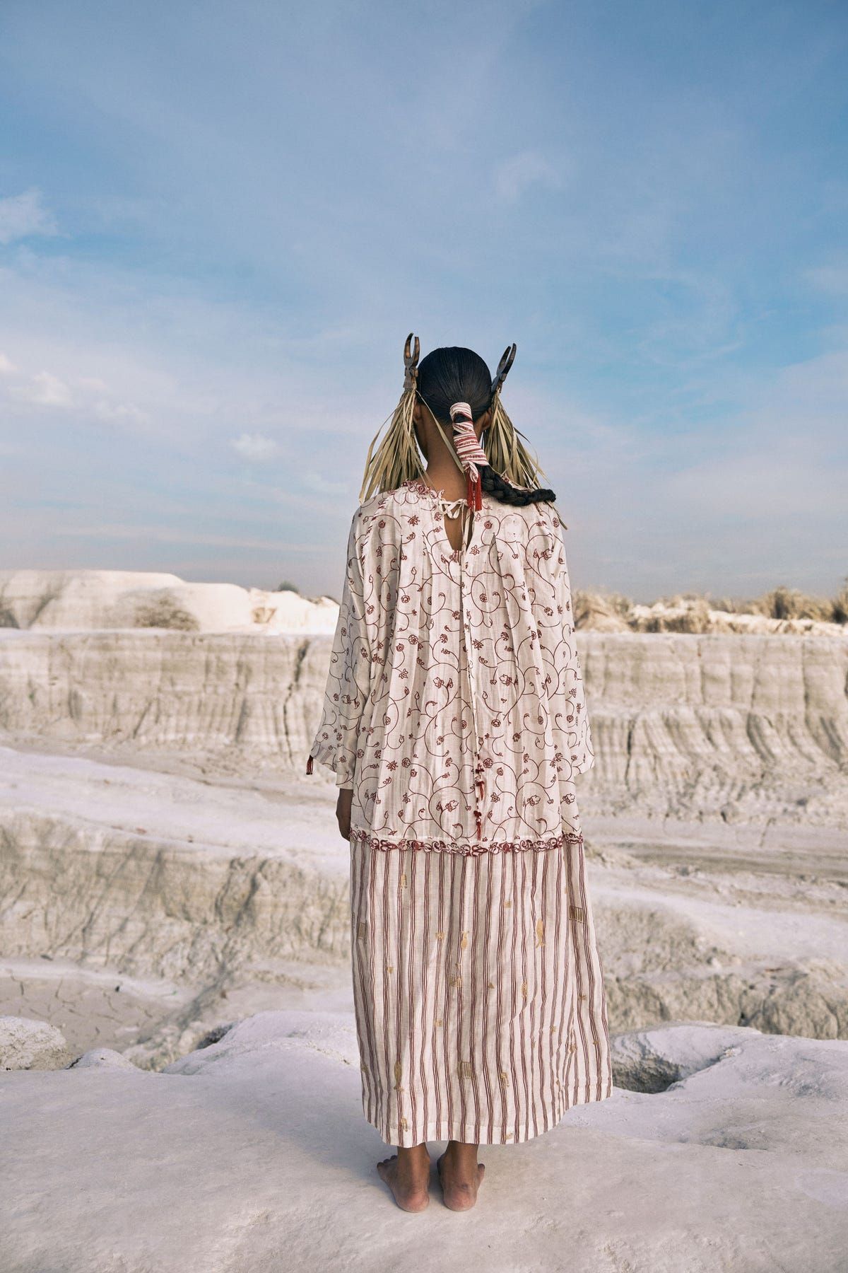 Chan Box Pleat Dress - image 4