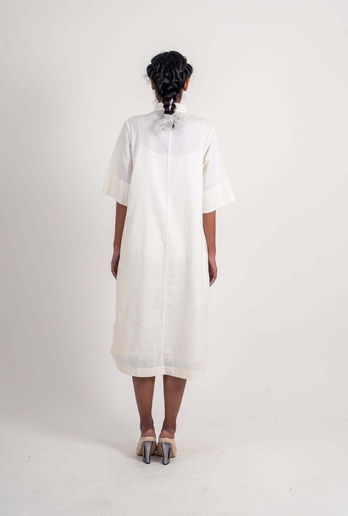 Half Striped Textured Shirt - image 6