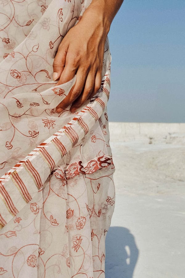 Ahmev — Liz Organza Saree