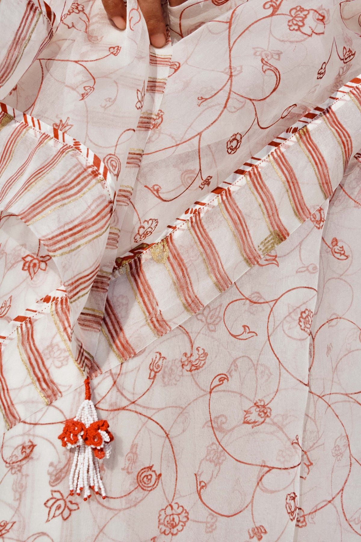 Liz Organza Saree - image 7