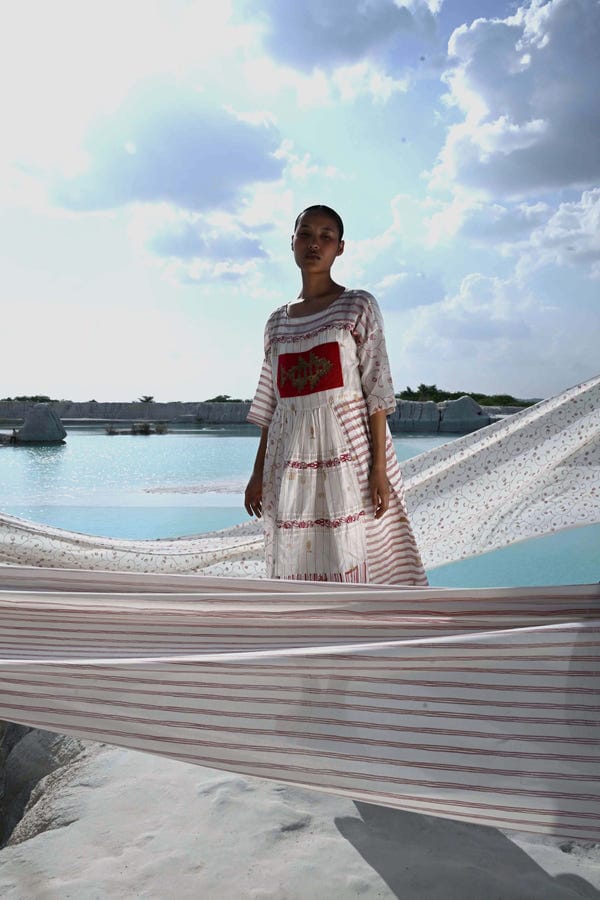 Ahmev — Yati Patch Dress