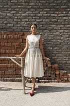 Aster Knife Pleat Dress view 2